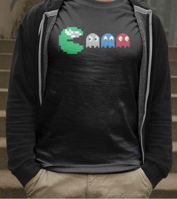 NFC East Rivalry Pac-Man Ghosts Football Theme T-Shirt