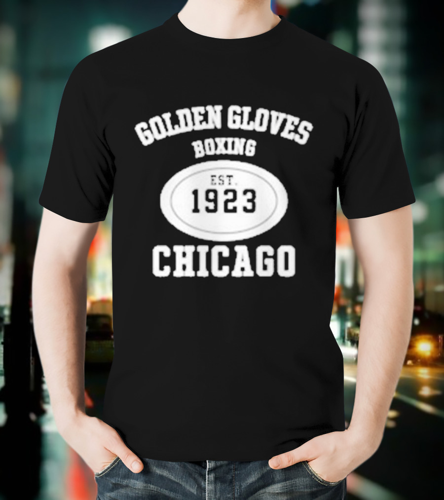 Golden Gloves Boxing 1923 Chicago Vintage Style T-Shirt