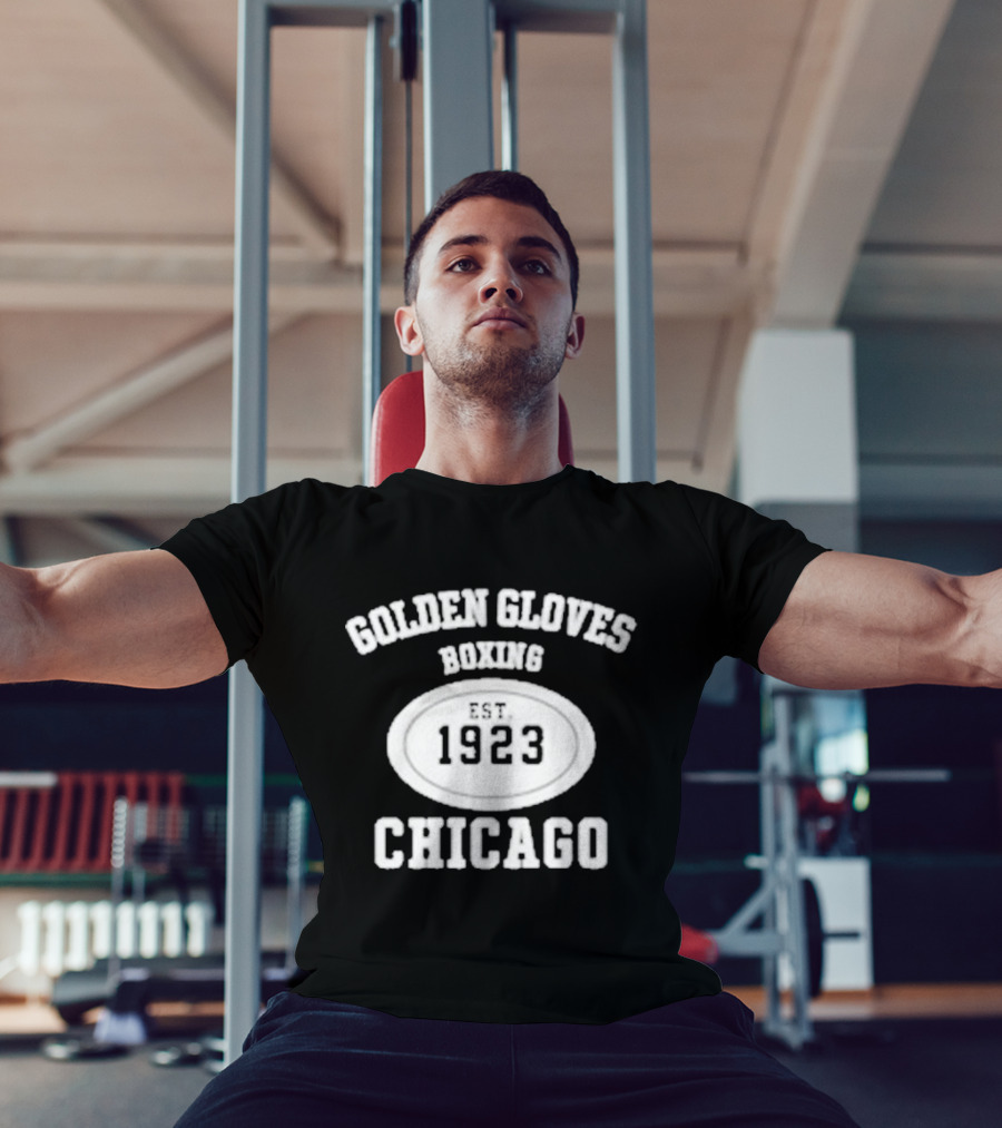 Golden Gloves Boxing 1923 Chicago Vintage Style T-Shirt