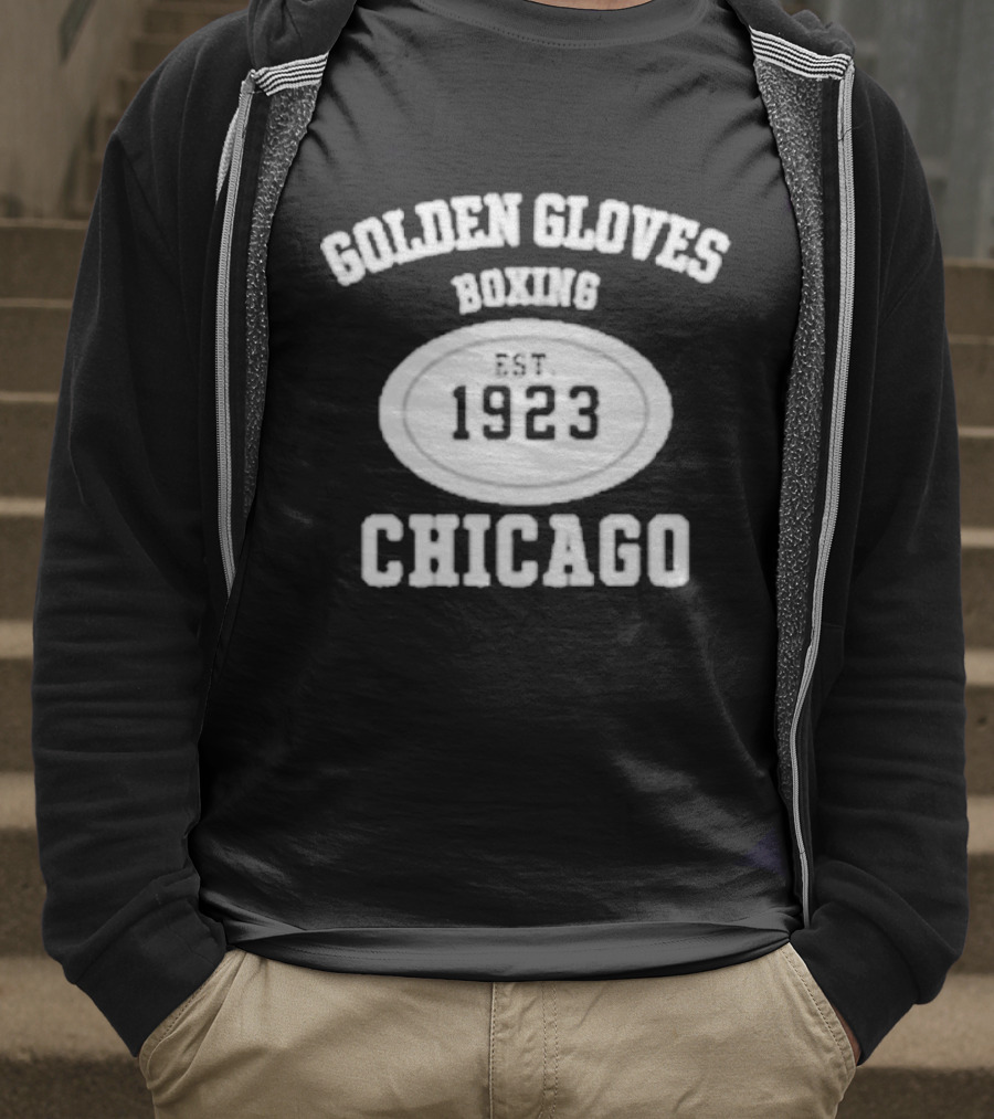 Golden Gloves Boxing 1923 Chicago Vintage Style T-Shirt
