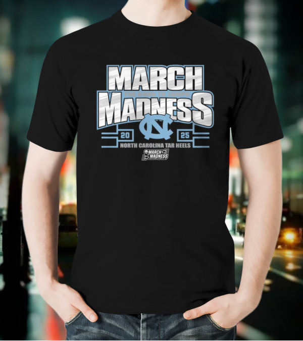 March Madness 2025 North Carolina Tar Heels Road To Tampa NCAA Tournament T-Shirt