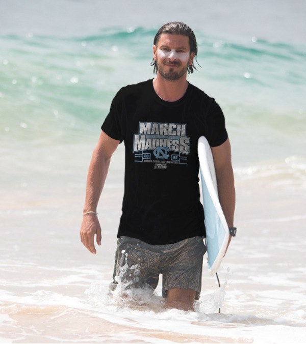 March Madness 2025 North Carolina Tar Heels Road To Tampa NCAA Tournament T-Shirt