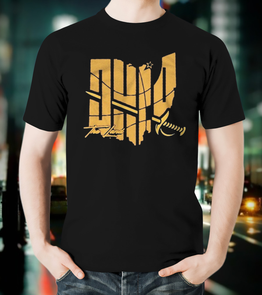 Ohio Cleveland The Land 2025 Basketball Star T-Shirt