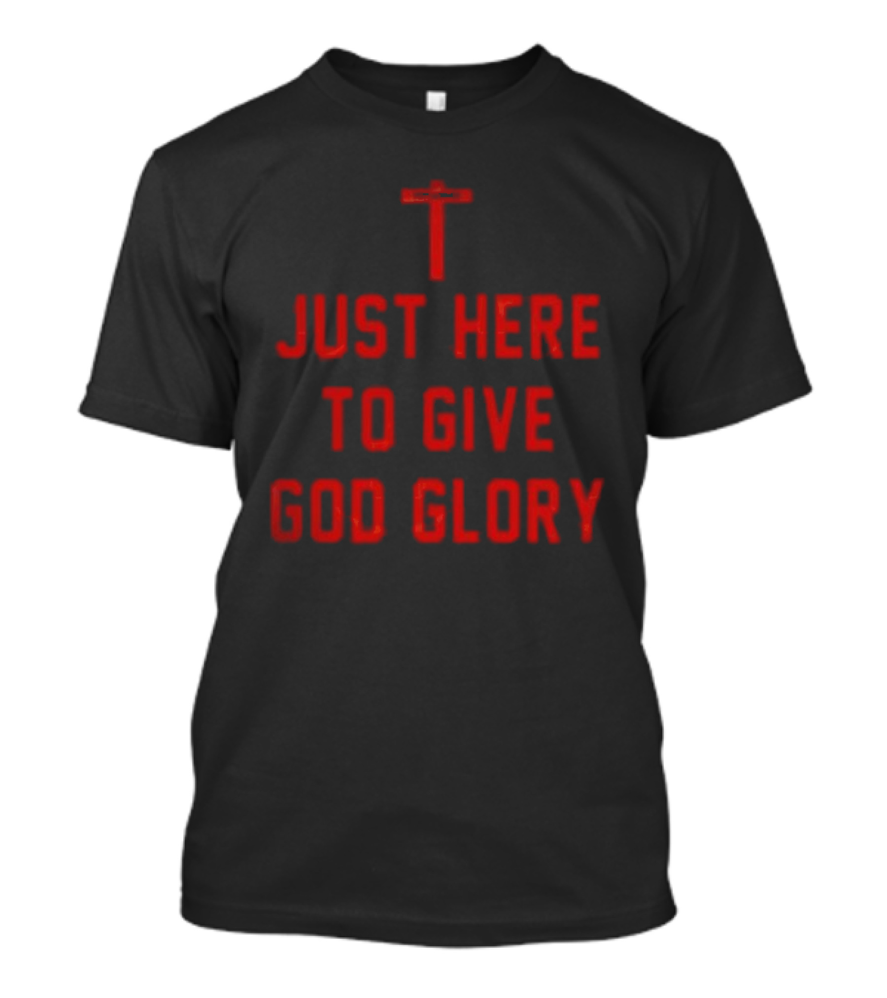 Ohio State Buckeyes Jesus Won Just Here To Give God Glory Cross T-Shirt