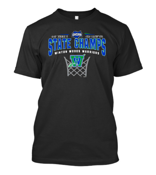 OHSAA 2025 Division II State Champs Winton Woods Warriors Basketball T-Shirt