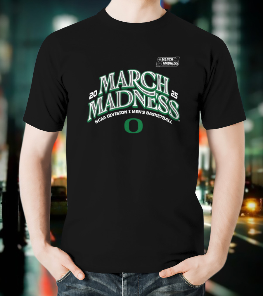 2025 March Madness NCAA Division I Men’s Basketball Oregon T-Shirt