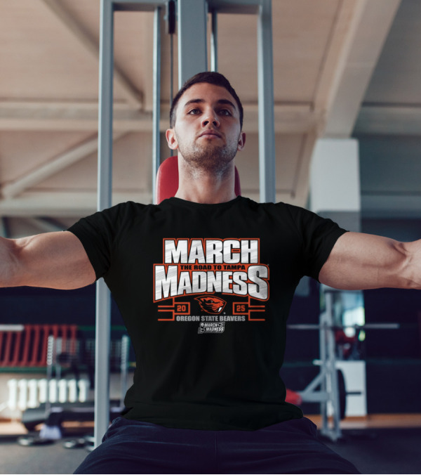 Oregon State Beavers March Madness The Road To Tampa College Sports 2025 T-Shirt