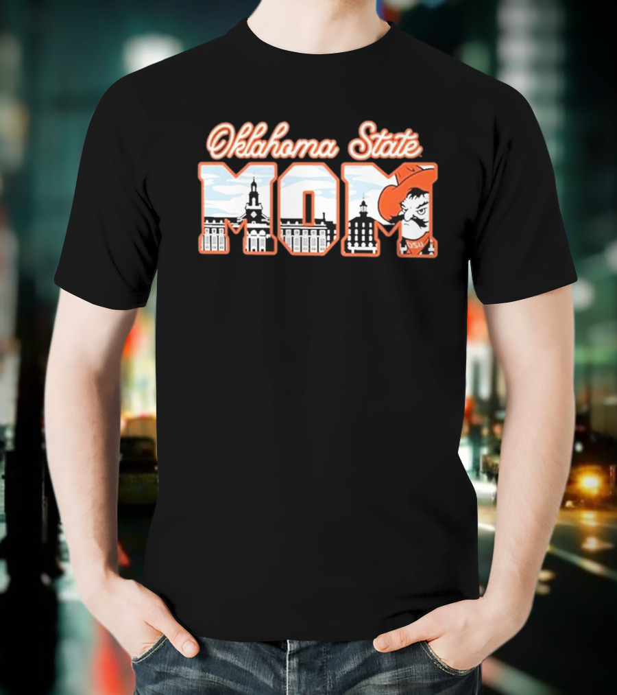 Oklahoma State Mom Campus Cowboys OSU Iconic Imagery T-Shirt