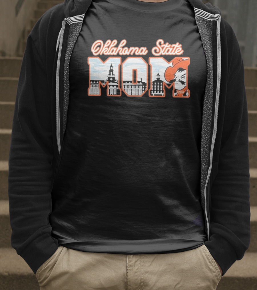 Oklahoma State Mom Campus Cowboys OSU Iconic Imagery T-Shirt