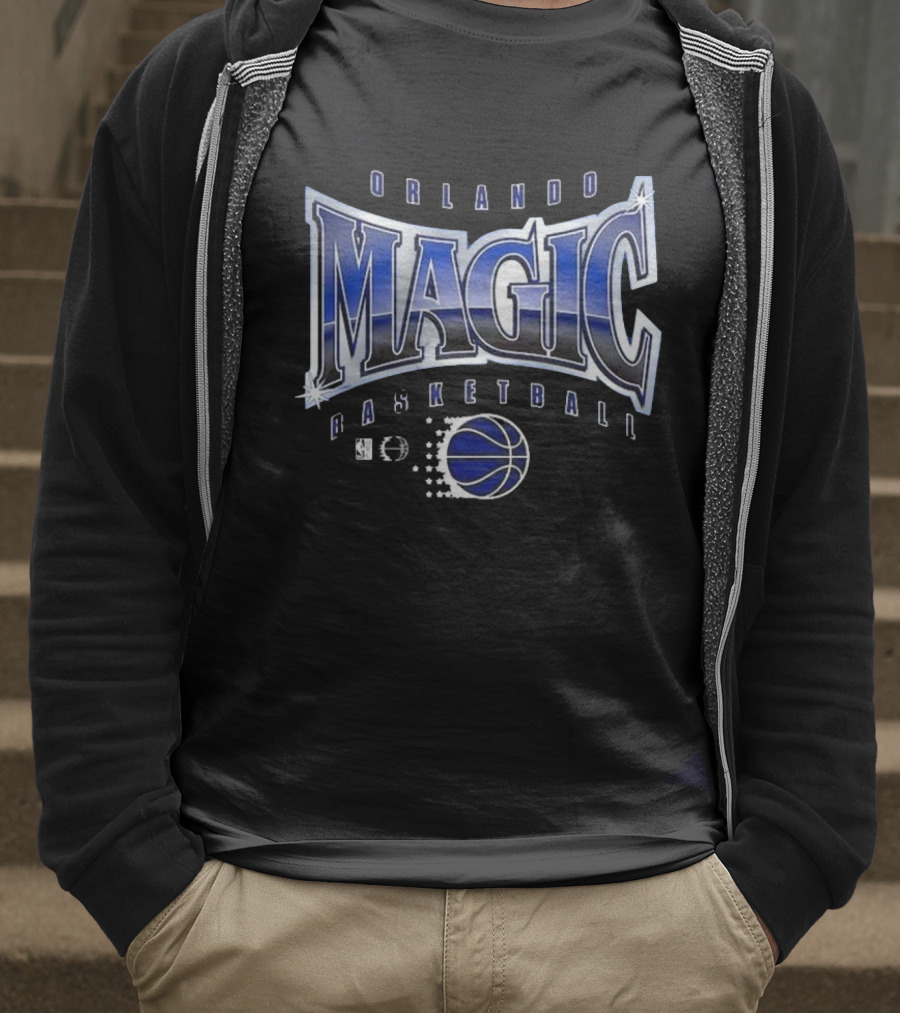 Orlando Magic Basketball Worldwide Glow Up Retro NBA Sports Fan Apparel T-Shirt