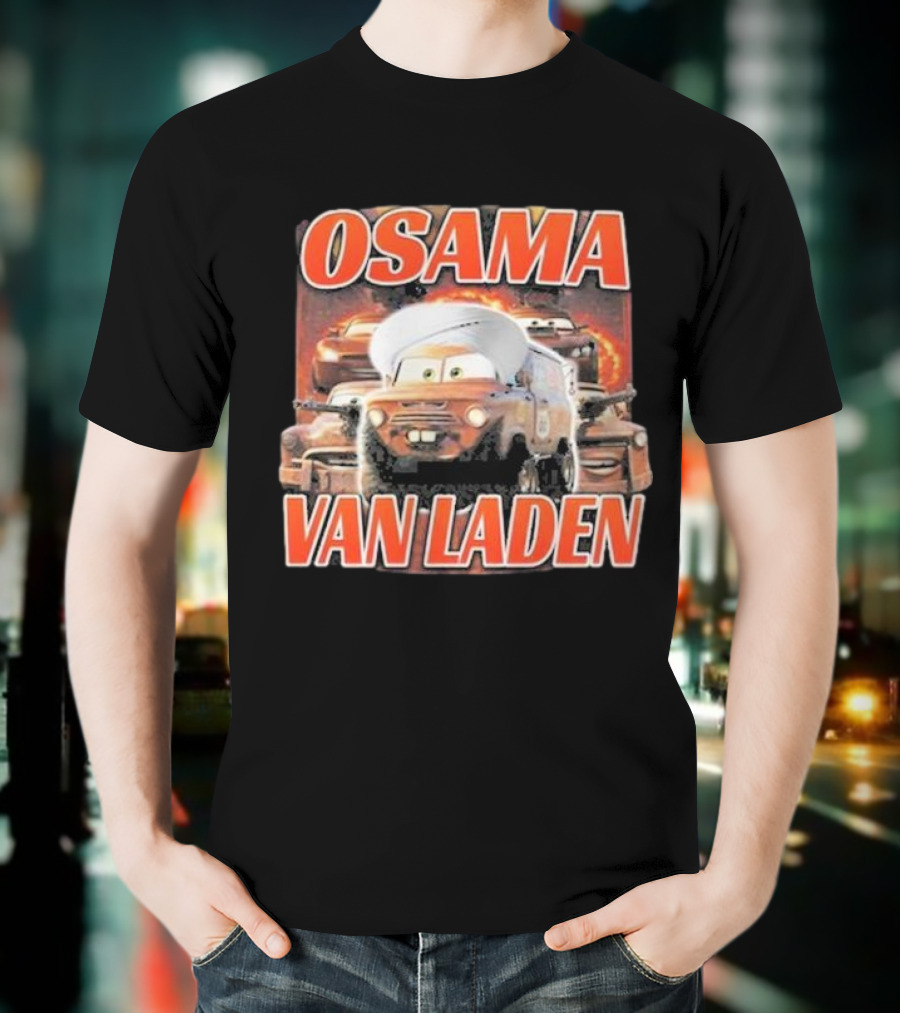 Osama Van Laden Cars Parody T-Shirt