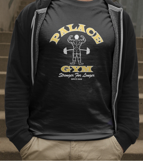 Palace Gym Stronger For Longer Muscle Icon Since 2009 T-Shirt