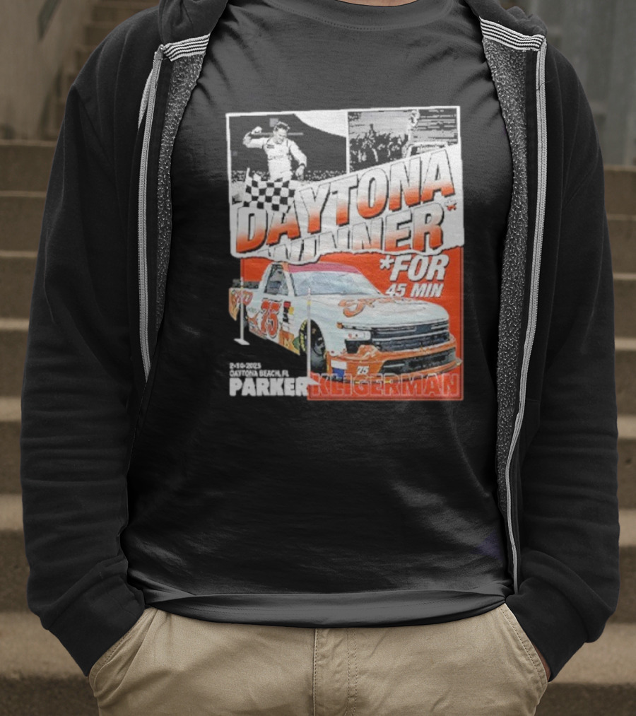 Parker Kligerman Daytona Winner 45 Min Celebration NASCAR Race Car 75 T-Shirt