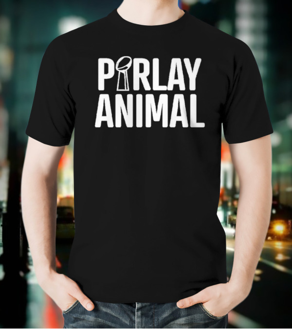 Parlay Animal Football Trophy Icon Design T-Shirt