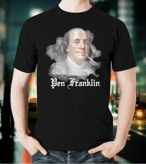 Pen Franklin 2025 Historical Parody Theme T-Shirt