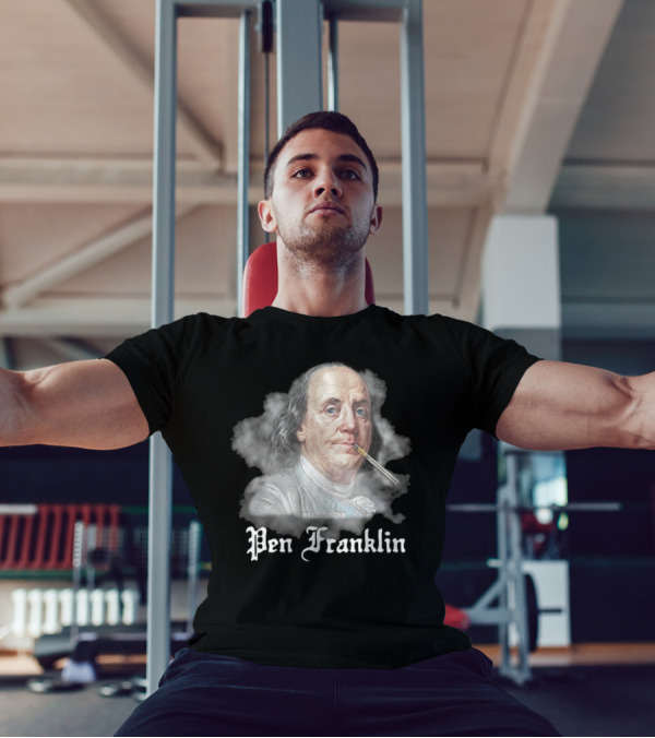Pen Franklin 2025 Historical Parody Theme T-Shirt