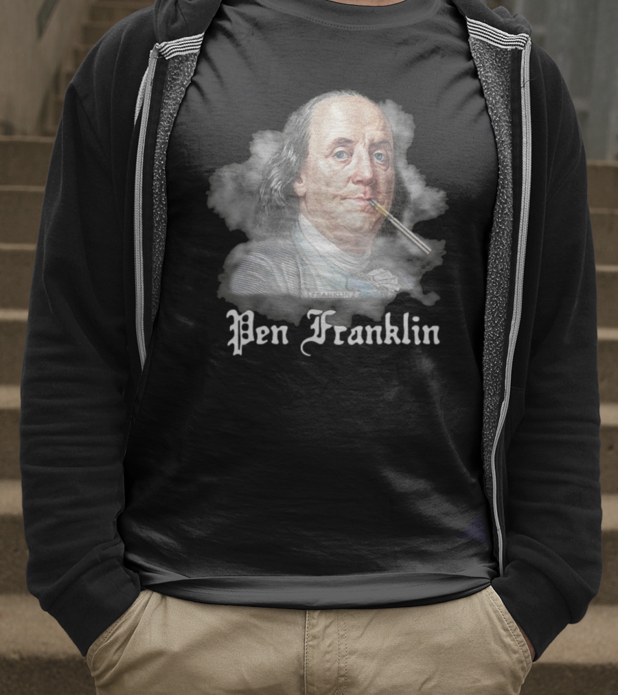 Pen Franklin 2025 Historical Parody Theme T-Shirt