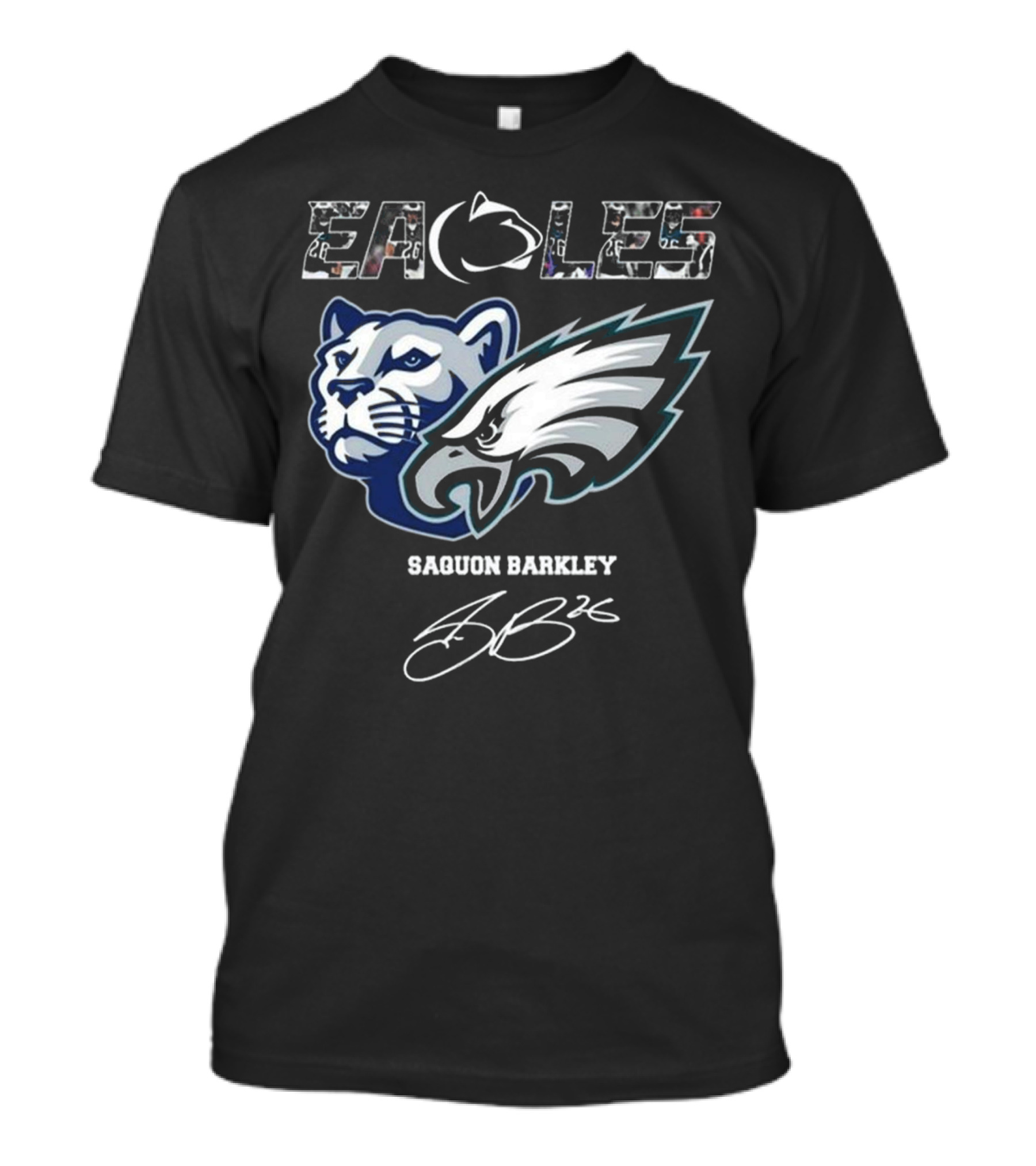 Eagles Penn State Saquon Barkley Signature T-Shirt