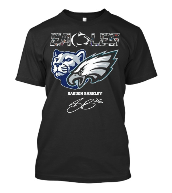 Eagles Penn State Saquon Barkley Signature T-Shirt