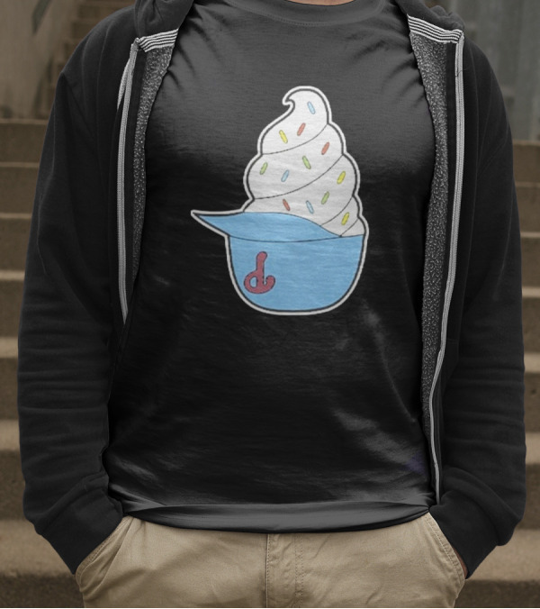Philadelphia Phillies Ice Cream Helmet With Sprinkles T-Shirt