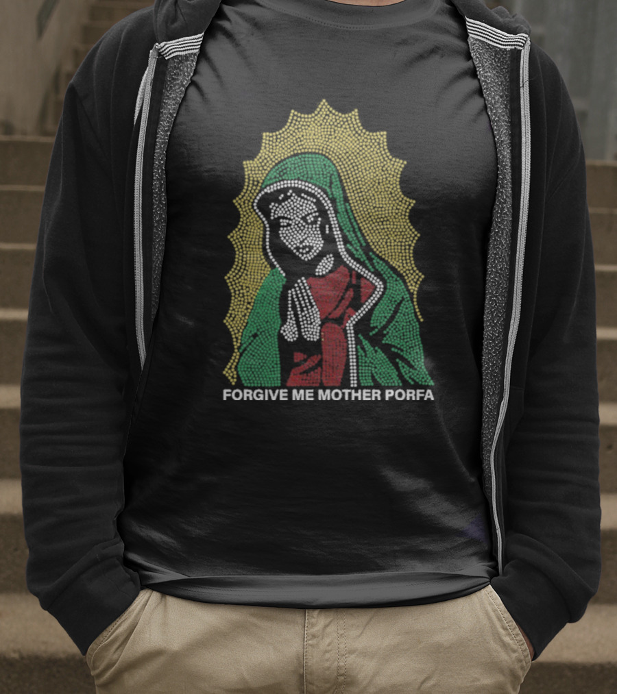 FORGIVE ME MOTHER PORFA RHINESTONE T-Shirt
