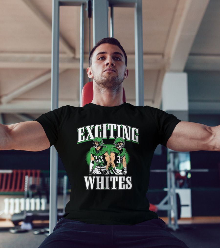 Exciting Whites Philly 2025 Football Players In Green Jerseys T-Shirt