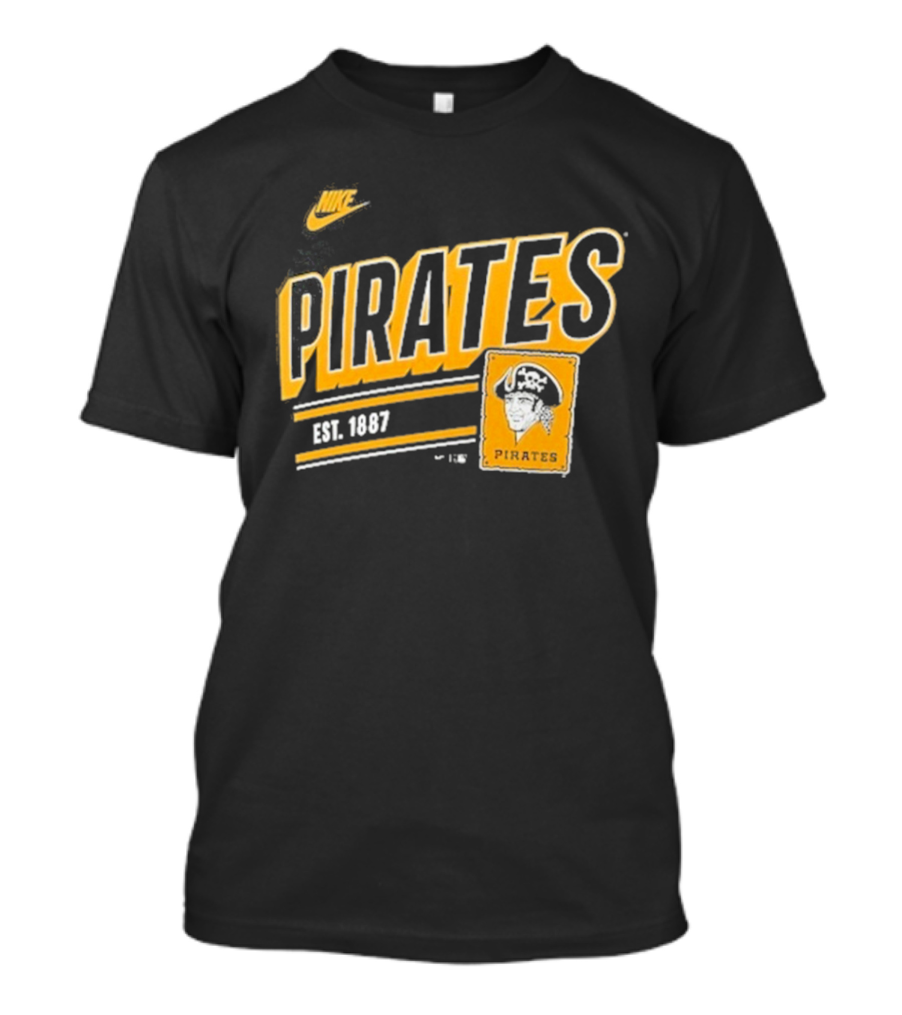 Nike Pittsburgh Pirates Est. 1887 Cooperstown Collection Retro T-Shirt