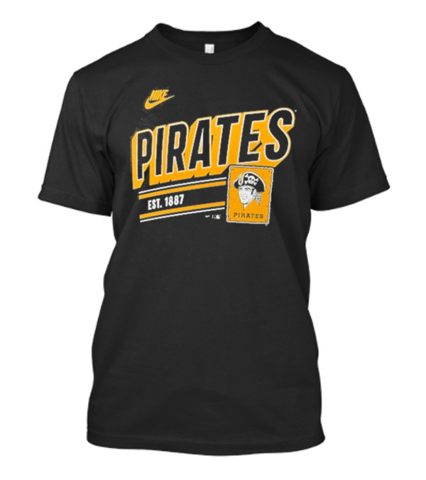 Nike Pittsburgh Pirates Est. 1887 Cooperstown Collection Retro T-Shirt