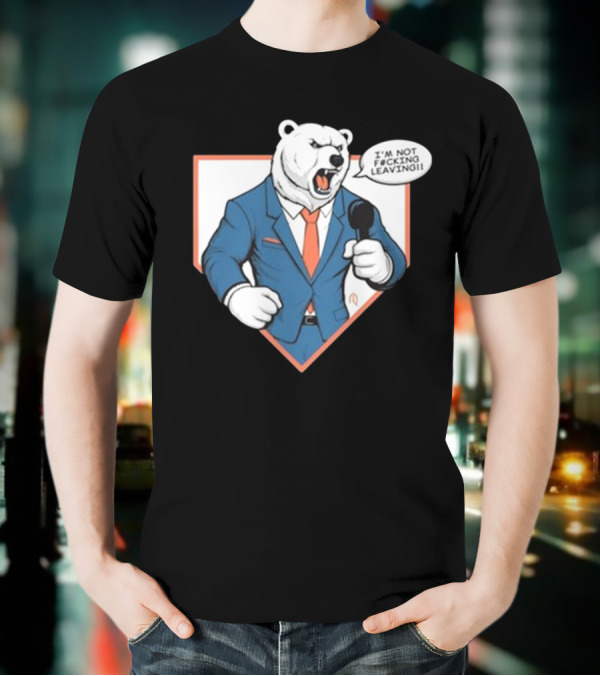 Polar Bear I’m Not Leaving Athlete Suit T-Shirt