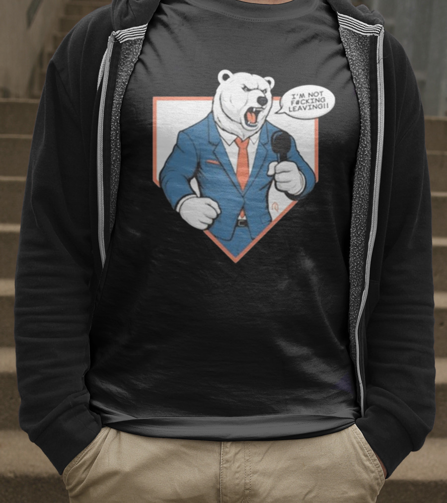 Polar Bear I’m Not Leaving Athlete Suit T-Shirt