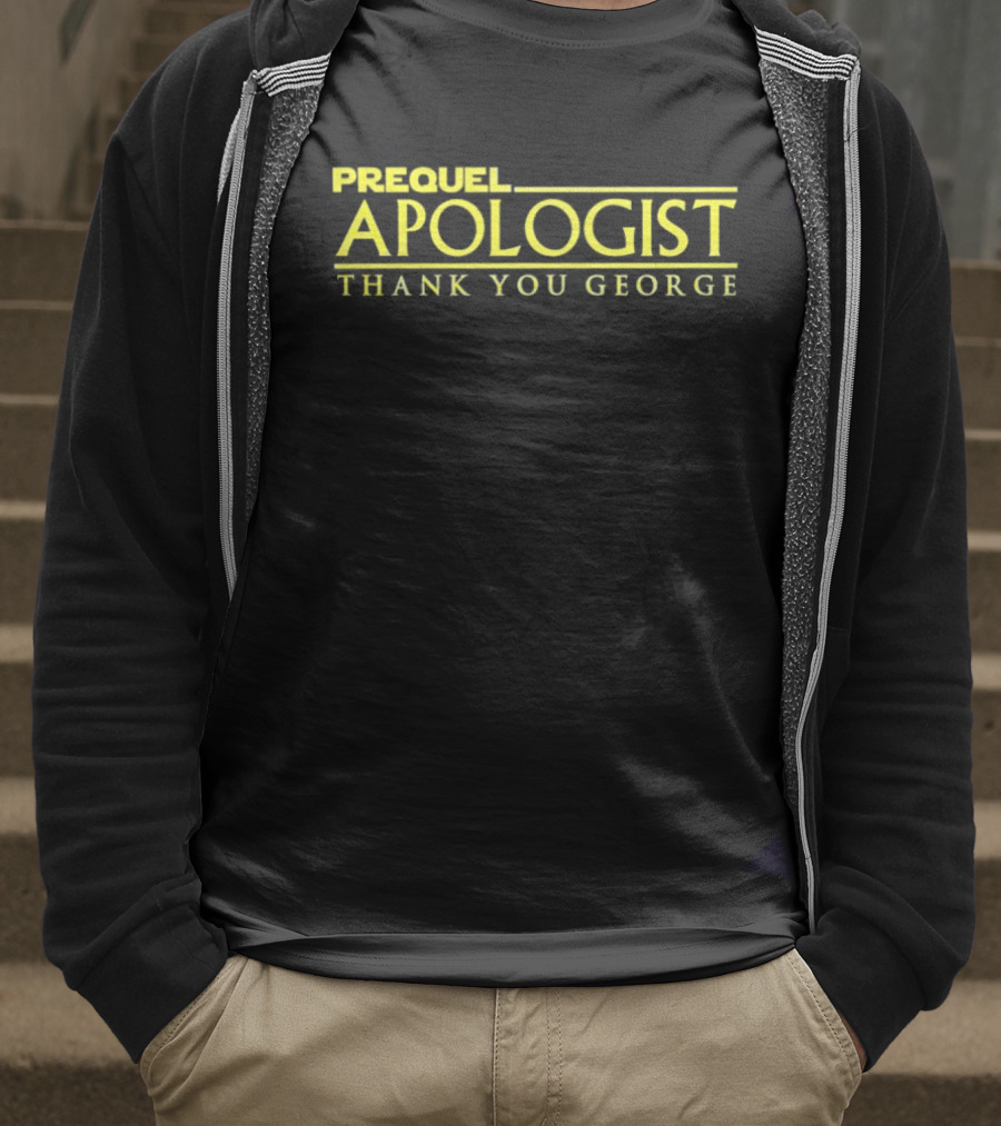 Prequel Apologist Thank You George Star Saga Tribute Fan Apparel T-Shirt