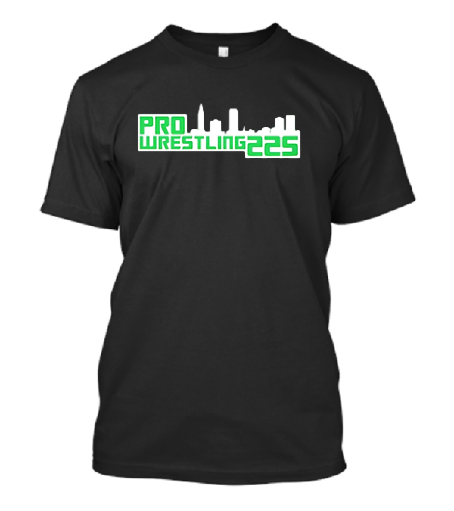 Pro Wrestling 225 Skyline Design T-Shirt