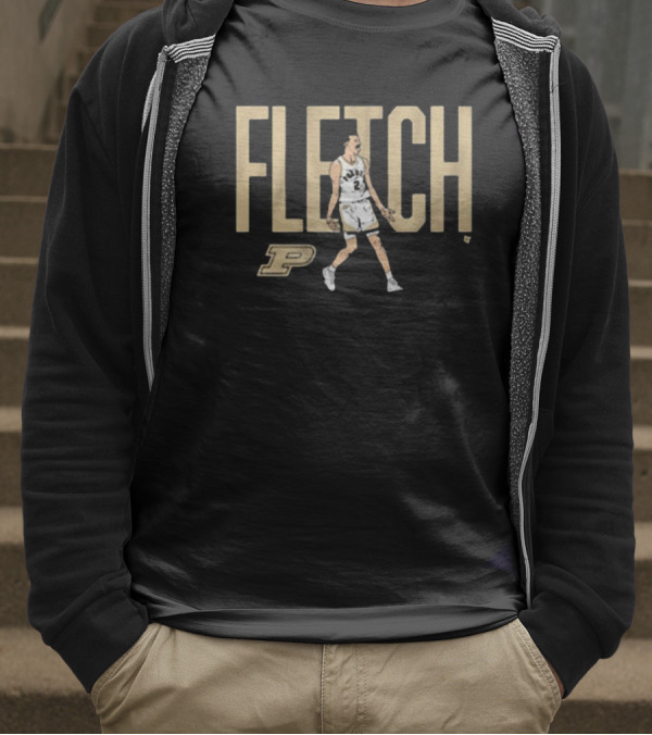 Purdue Basketball Fletch P T-Shirt