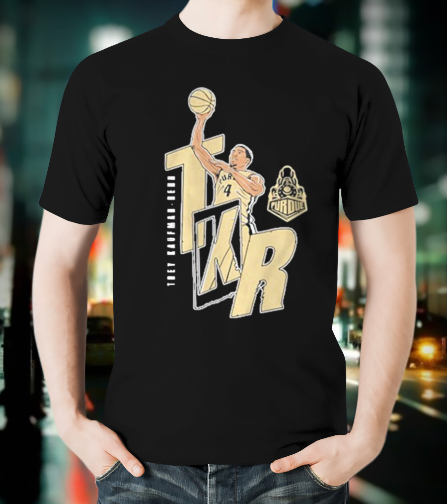 Purdue Basketball Trey Kaufman-Renn TKR Iconic Dunk T-Shirt