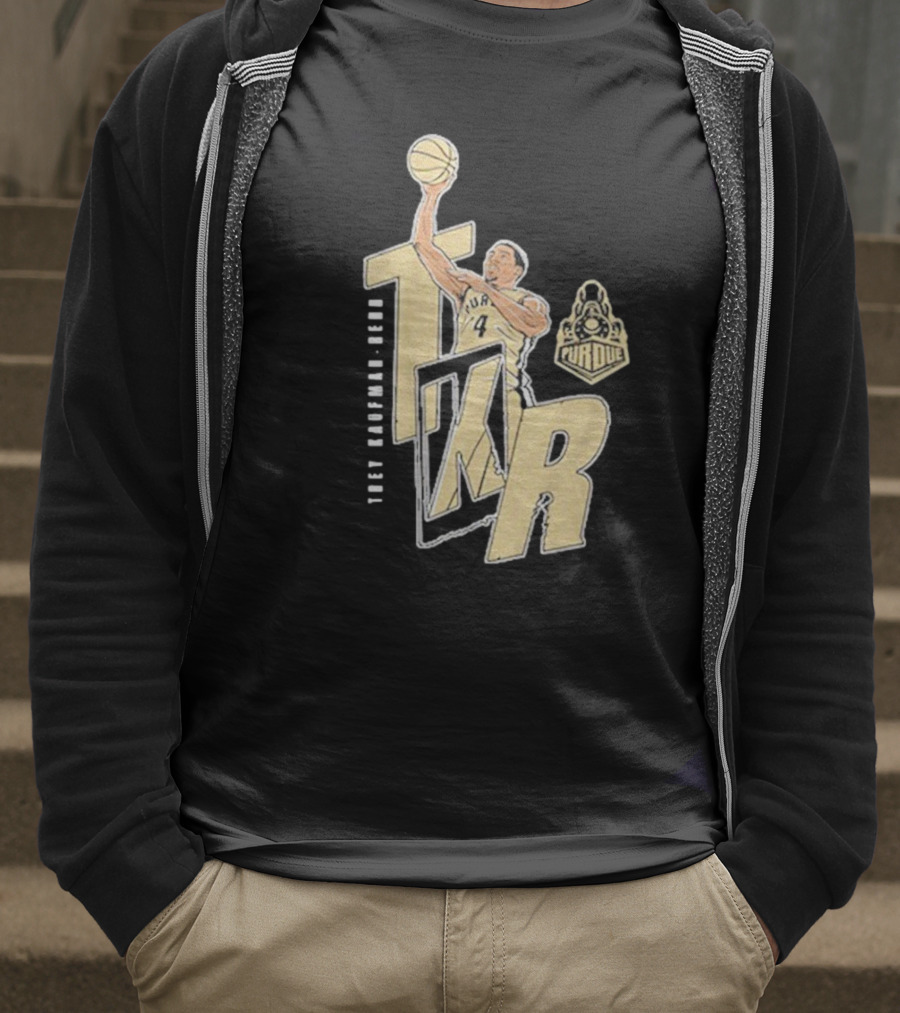 Purdue Basketball Trey Kaufman-Renn TKR Iconic Dunk T-Shirt