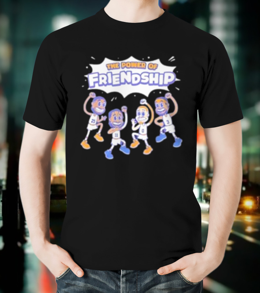 The Power Of Friendship New York Knicks Basketball Characters T-Shirt