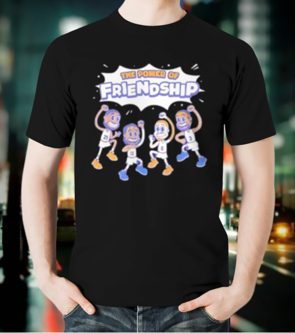 The Power Of Friendship New York Knicks Basketball Characters T-Shirt