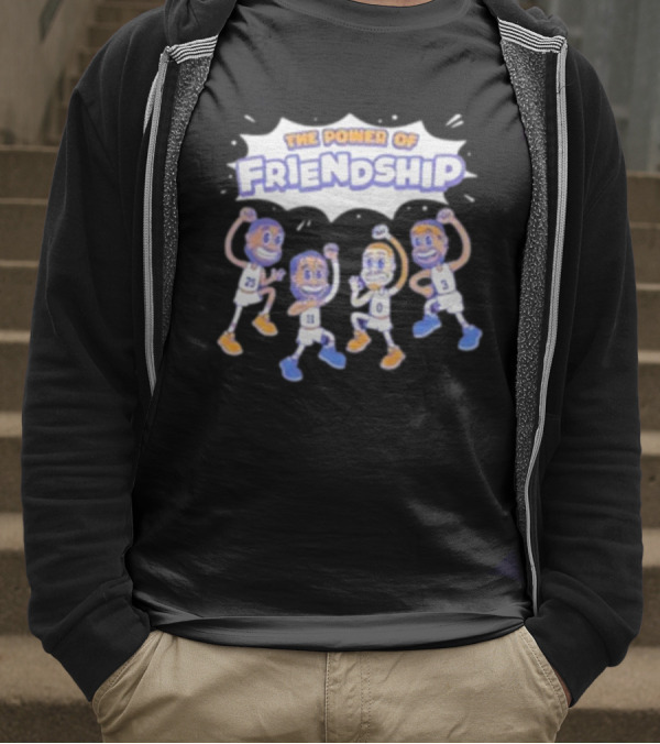 The Power Of Friendship New York Knicks Basketball Characters T-Shirt
