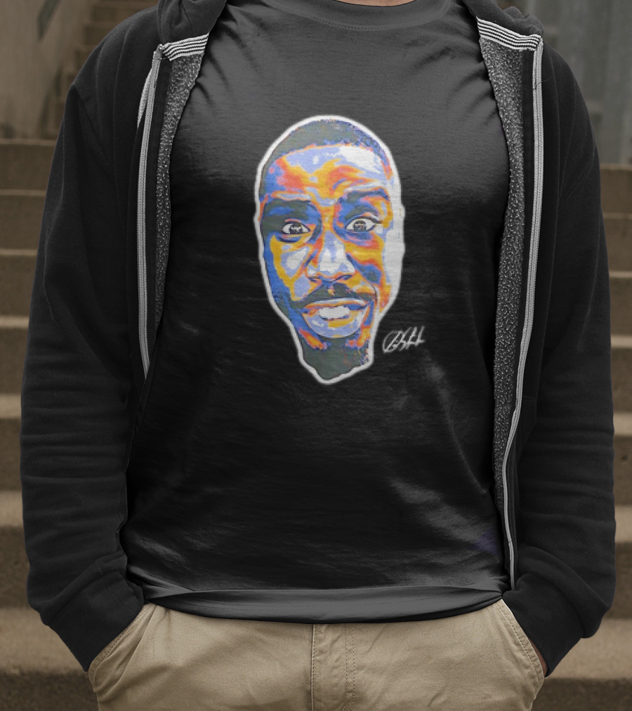 Premi Sterlin Vibrant Expression Face Art T-Shirt