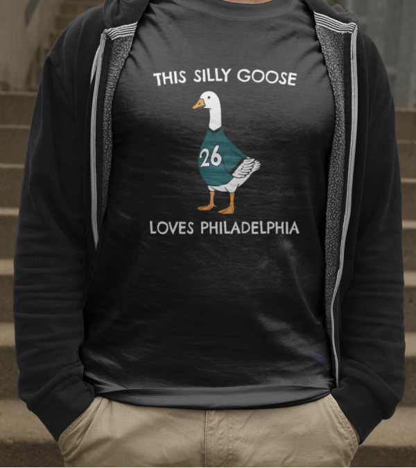 This Silly Goose Loves Philadelphia Number 26 T-Shirt