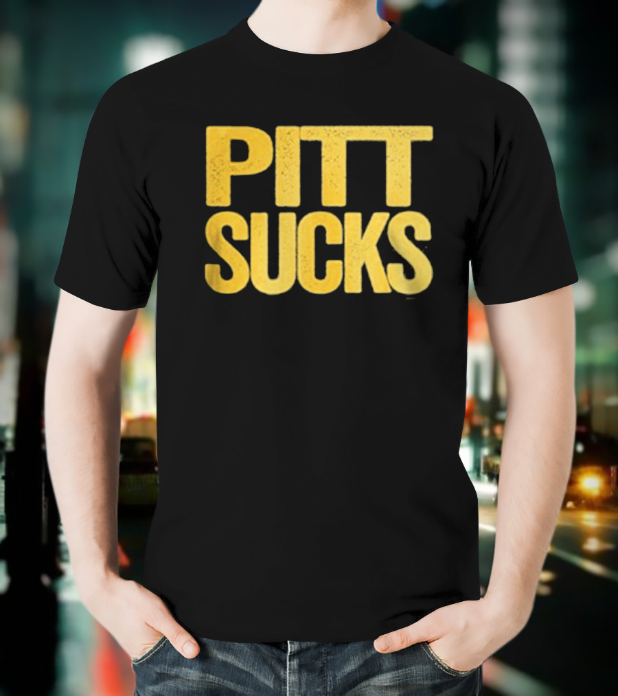 West Virginia Mountaineers Pitt Sucks T-Shirt