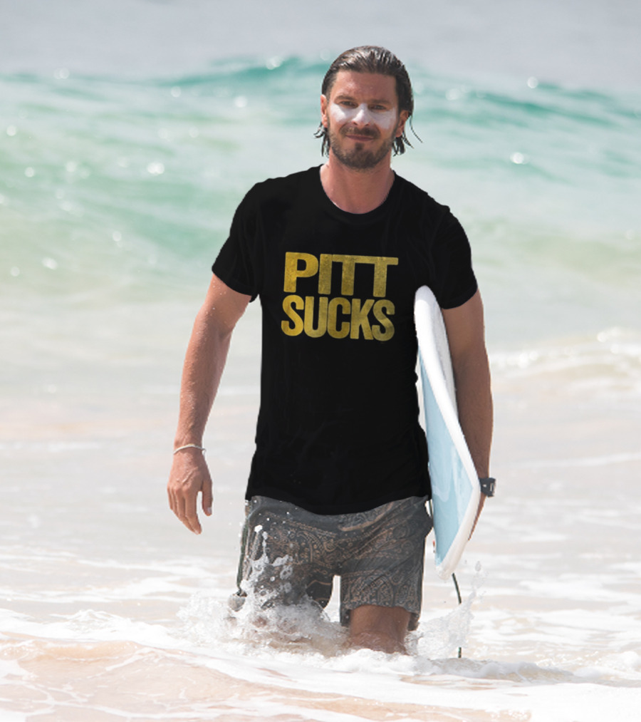 West Virginia Mountaineers Pitt Sucks T-Shirt