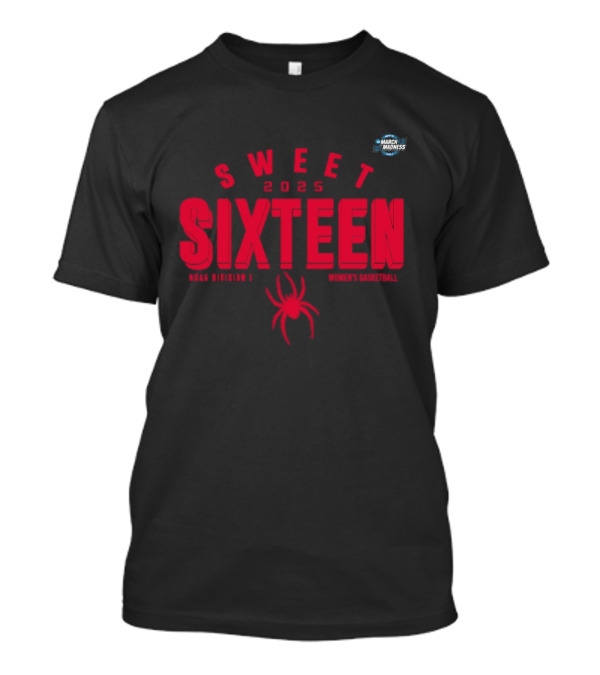 Richmond Spiders Sweet Sixteen 2025 NCAA Women’s Basketball Tournament March Madness T-Shirt