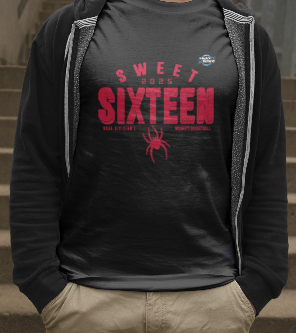 Richmond Spiders Sweet Sixteen 2025 NCAA Women’s Basketball Tournament March Madness T-Shirt