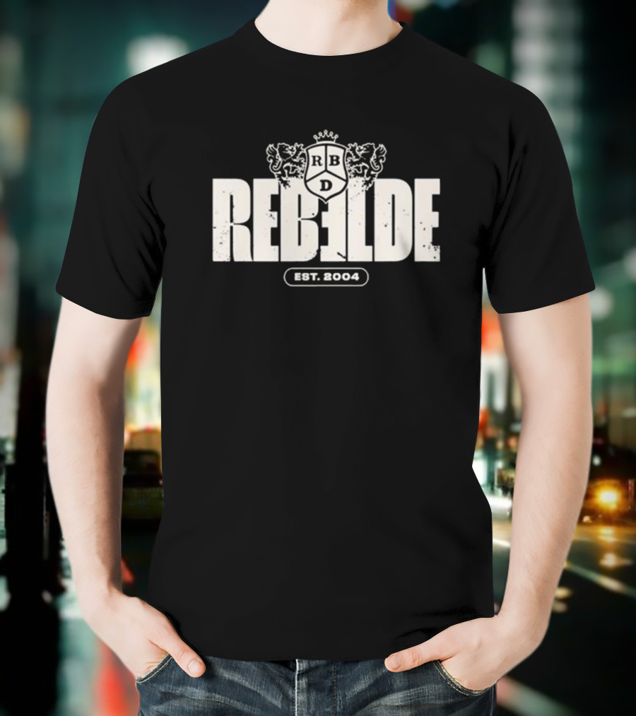 Rebelde RBD Emblem Est 2004 Crest Logo T-Shirt