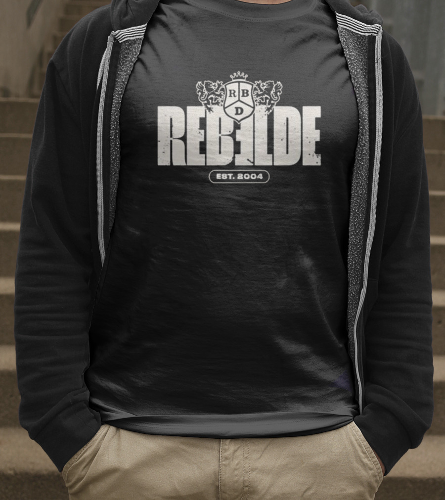 Rebelde RBD Emblem Est 2004 Crest Logo T-Shirt