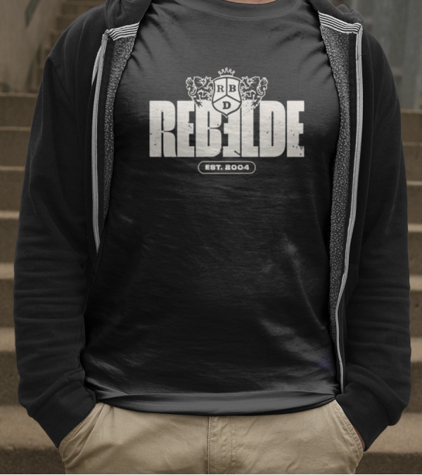 Rebelde RBD Emblem Est 2004 Crest Logo T-Shirt