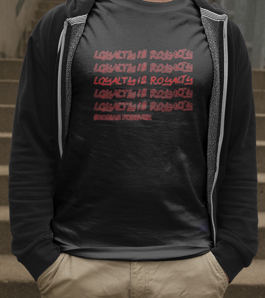 Loyalty Is Royalty Rcbians Forever Rcb Captain Yaaru T-Shirt