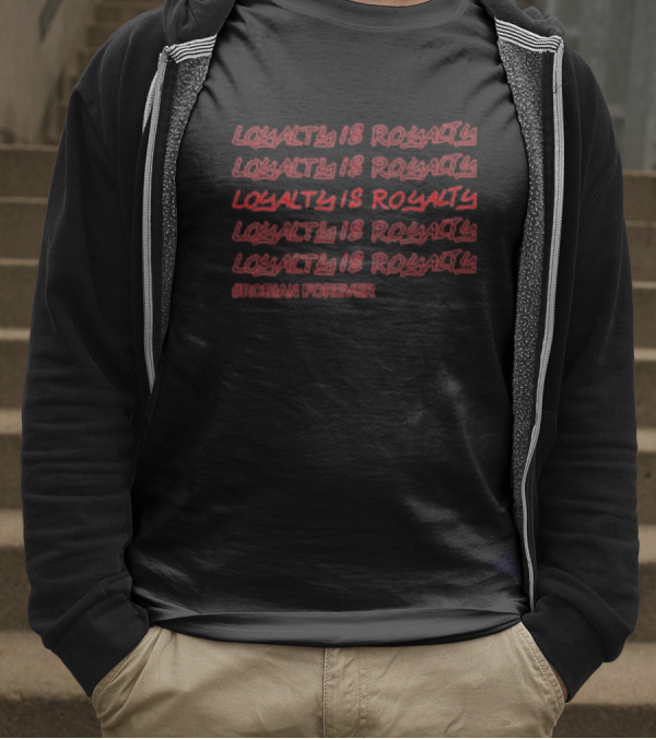 Loyalty Is Royalty Rcbians Forever Rcb Captain Yaaru T-Shirt