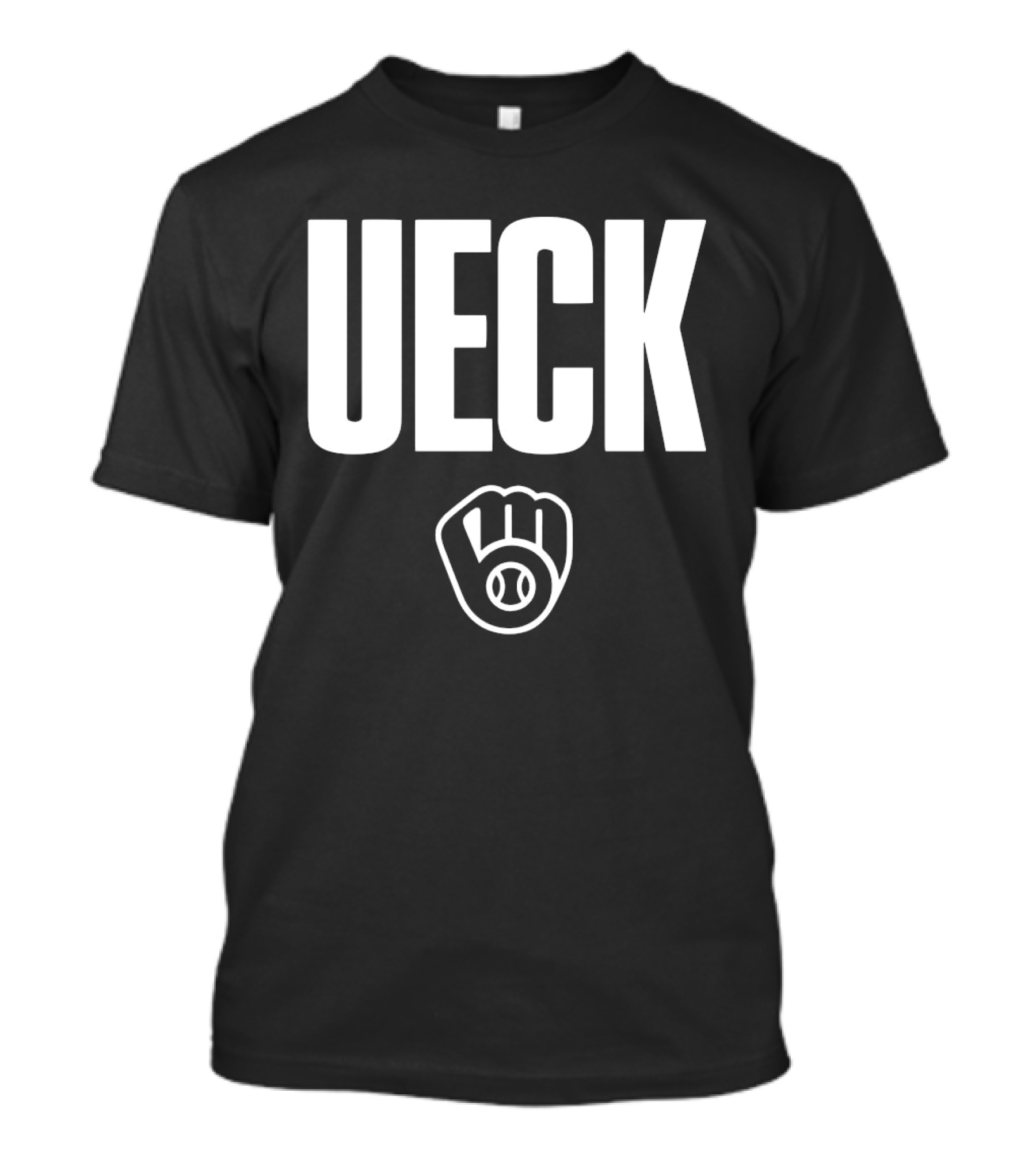 Milwaukee Brewers MLB Thank You UECK Baseball Glove Tribute T-Shirt
